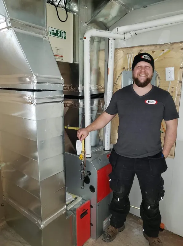 Licensed technician providing furnace maintenance in Waterloo